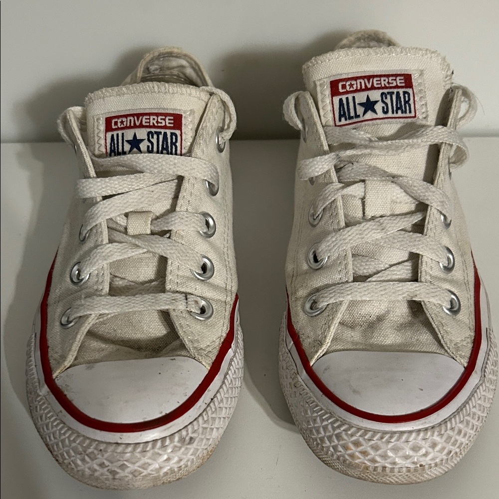 Converse Cream All Star Athletic Shoes